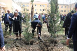 Read more about the article Tree planting action was held at Mingachevir State University