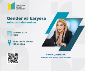 Read more about the article MDU-da “Gender və karyera” mövzusunda seminar keçiriləcək.