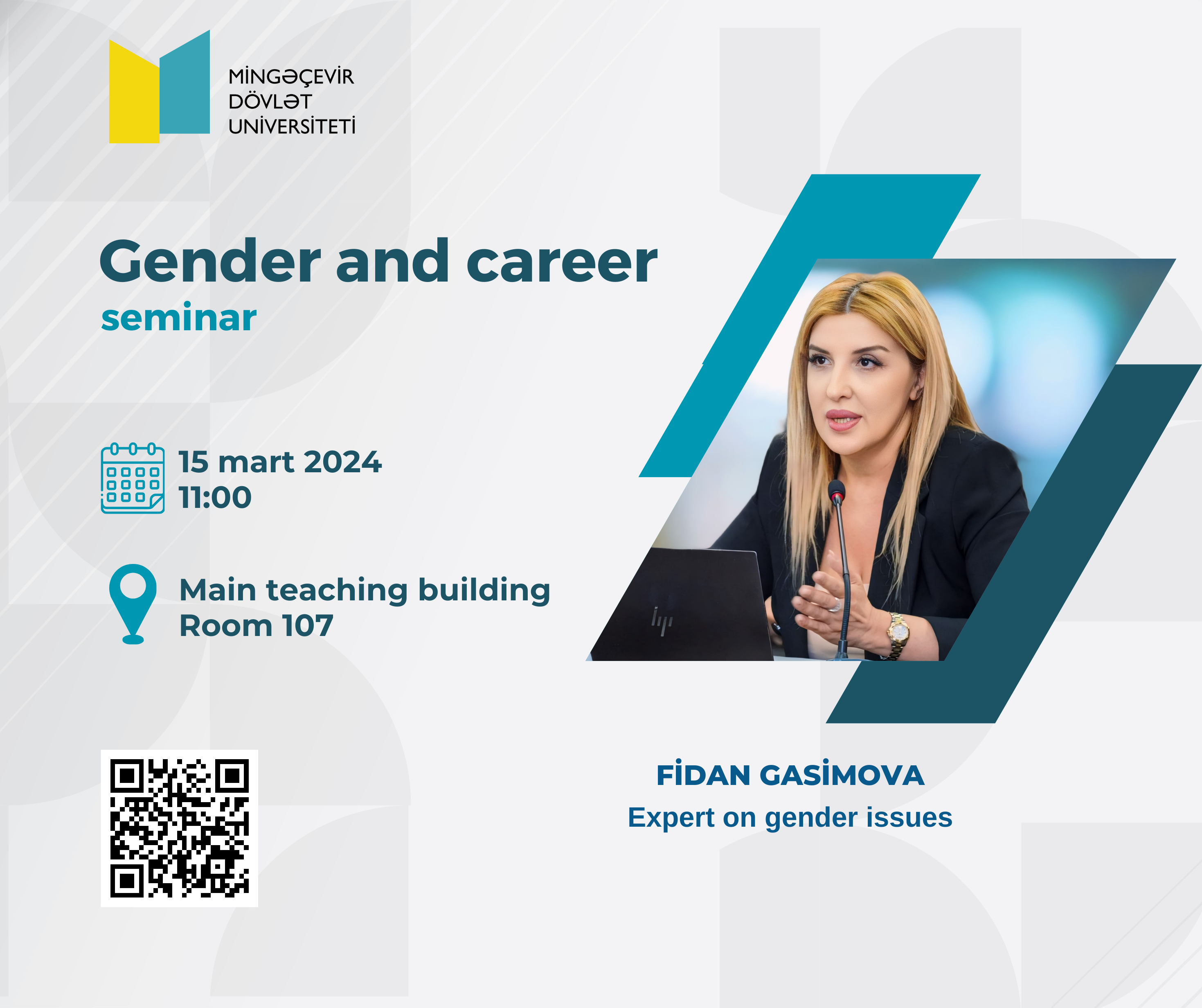 You are currently viewing Mingachevir State University (MSU) Career and Development Center will organize a seminar on “Gender and career”