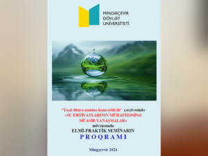 Read more about the article MDU-da “Su ehtiyatlarının mühafizəsinə müasir yanaşmalar” mövzusunda elmi-praktik seminar keçirilib